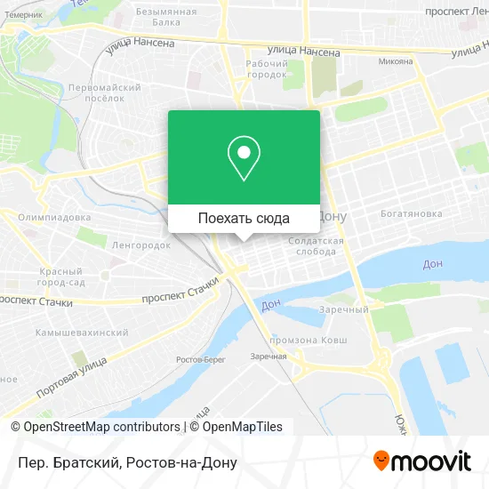 Карта Пер. Братский