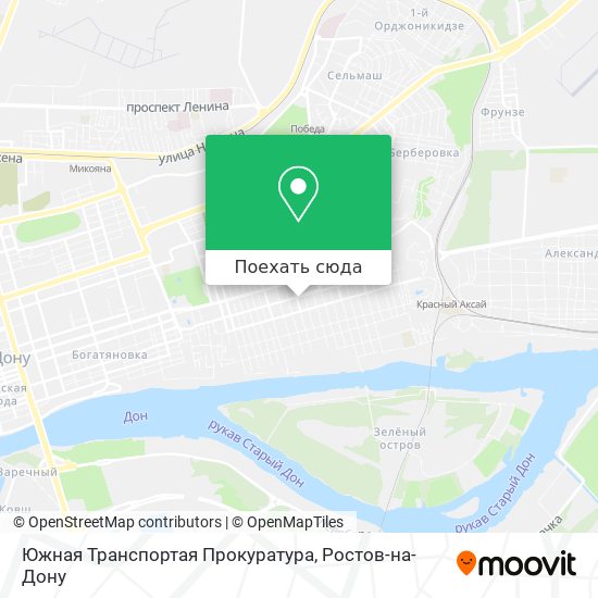 Карта Южная Транспортая Прокуратура