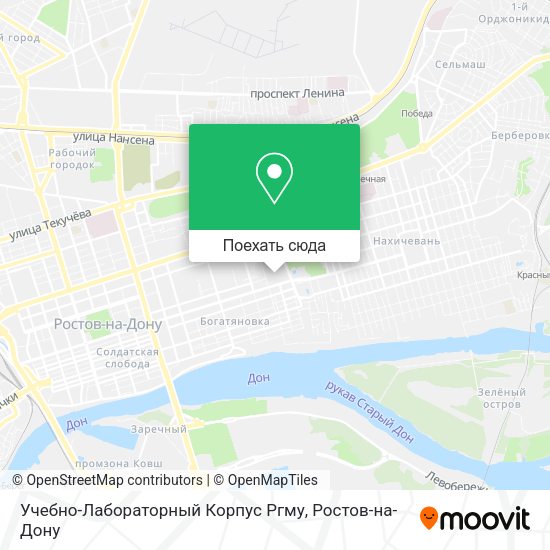 Карта Учебно-Лабораторный Корпус Ргму