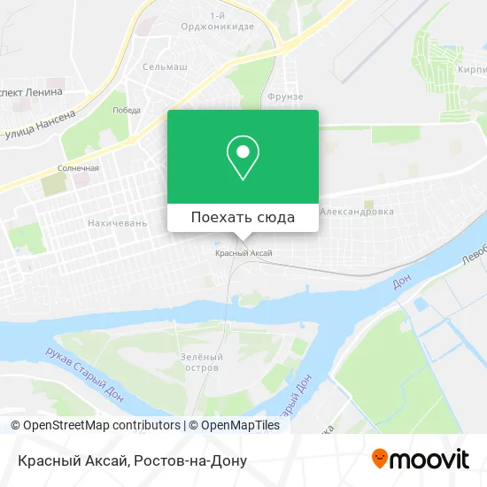 Карта Красный Аксай
