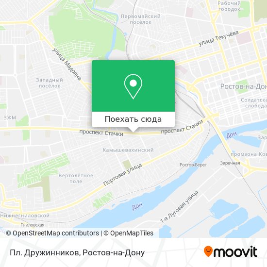 Карта Пл. Дружинников