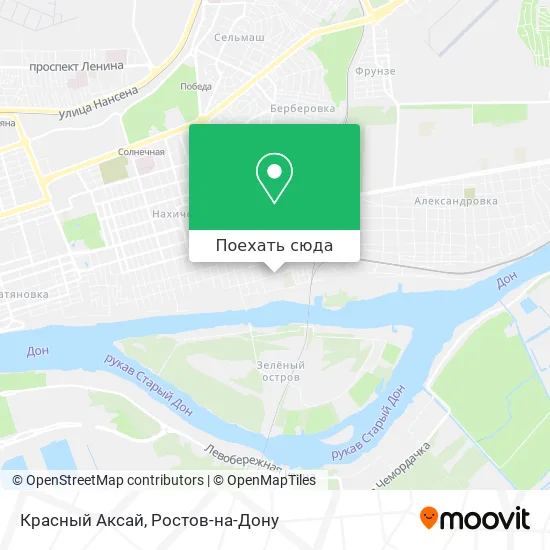 Карта Красный Аксай