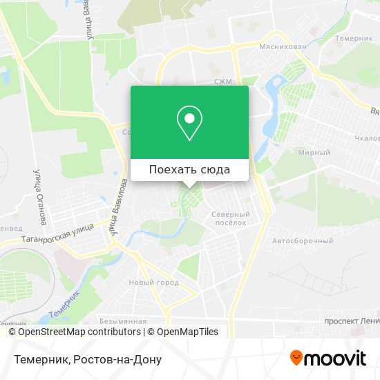Карта Темерник