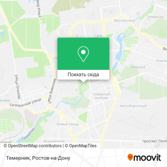 Карта Темерник