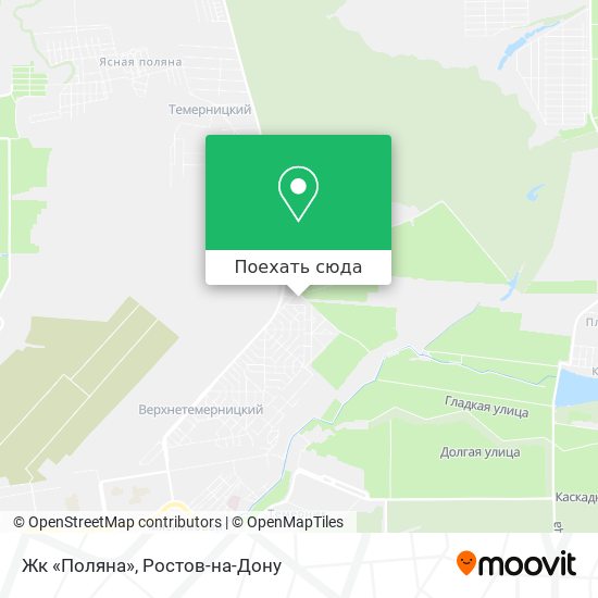 Карта Жк «Поляна»
