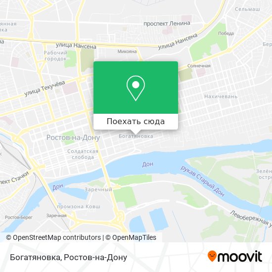 Карта Богатяновка