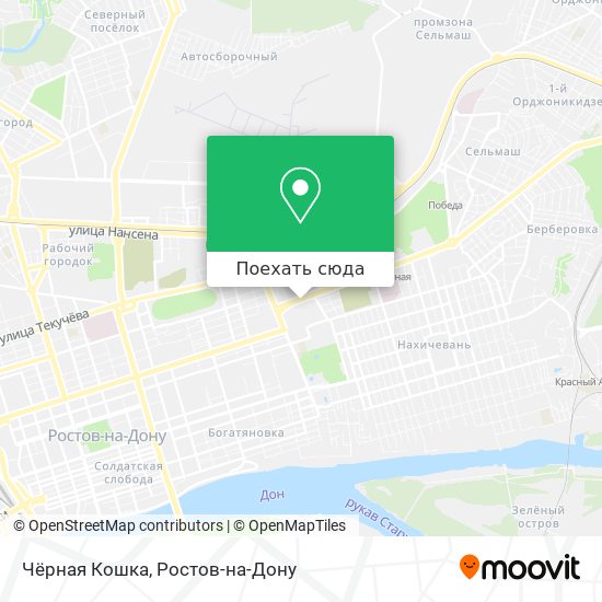 Карта Чёрная Кошка