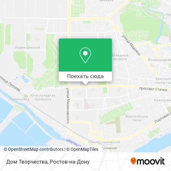 Карта Дом Творчества