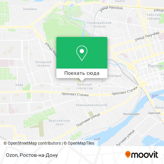 Карта Ozon