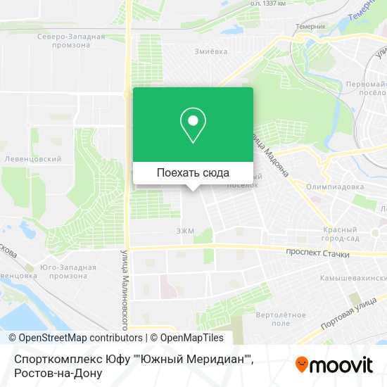 Карта Спорткомплекс Юфу ""Южный Меридиан""