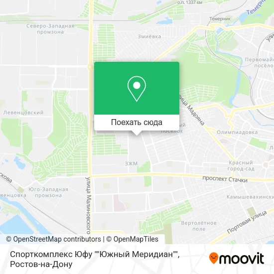 Карта Спорткомплекс Юфу ""Южный Меридиан""