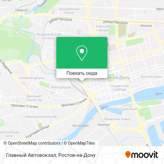 Карта Главный Автовокзал