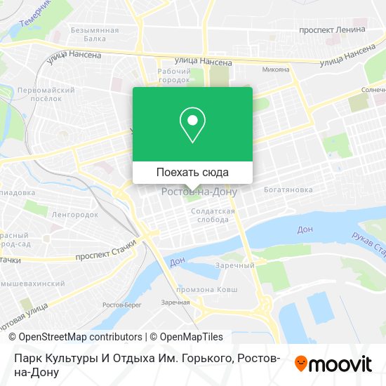 Карта Парк Культуры И Отдыха Им. Горького