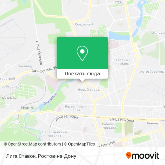 Карта Лига Ставок