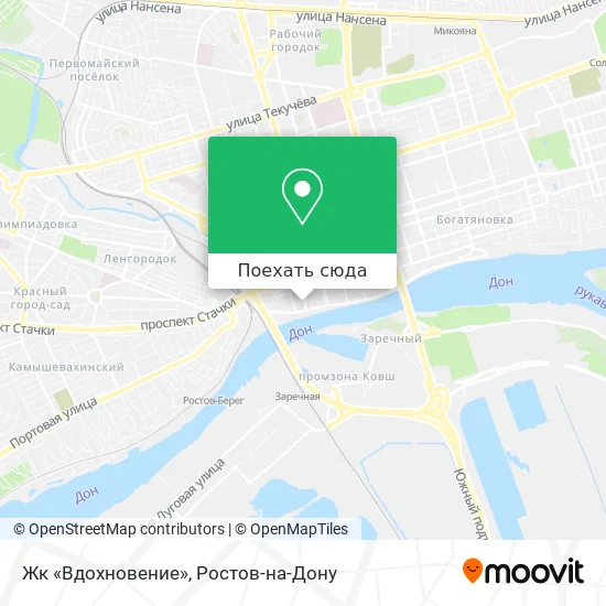 Карта Жк «Вдохновение»
