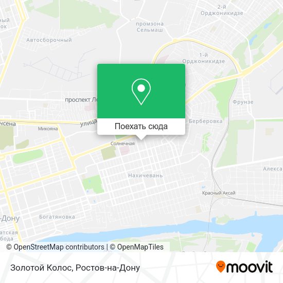 Карта Золотой Колос