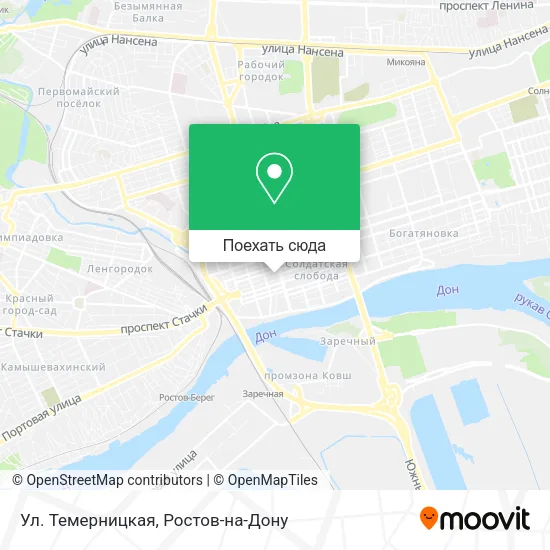 Карта Ул. Темерницкая