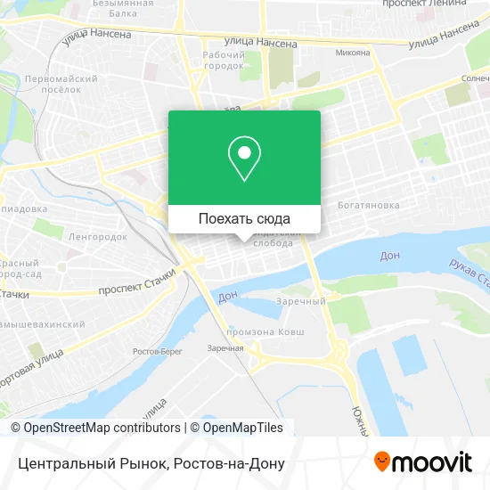 Карта Центральный Рынок