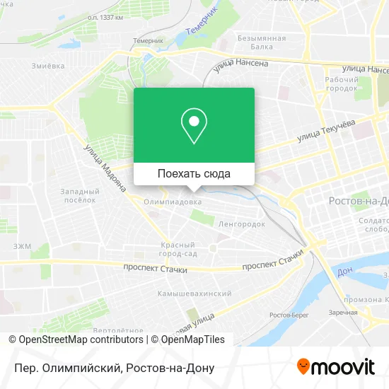 Карта Пер. Олимпийский