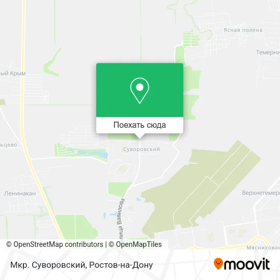 Карта Мкр. Суворовский