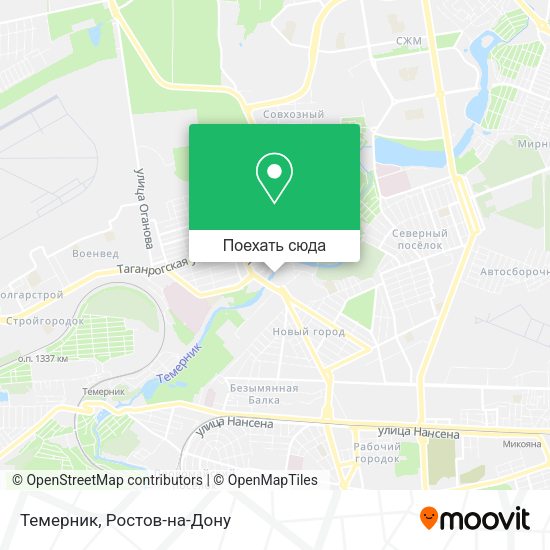 Карта Темерник