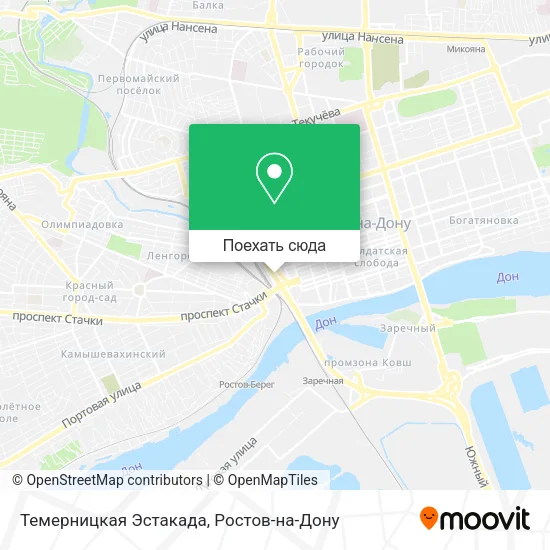 Карта Темерницкая Эстакада