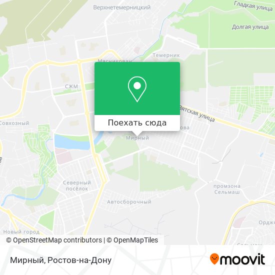 Карта Мирный