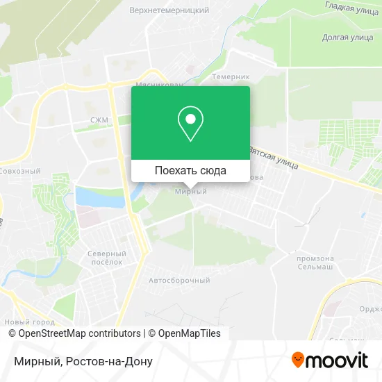 Карта Мирный