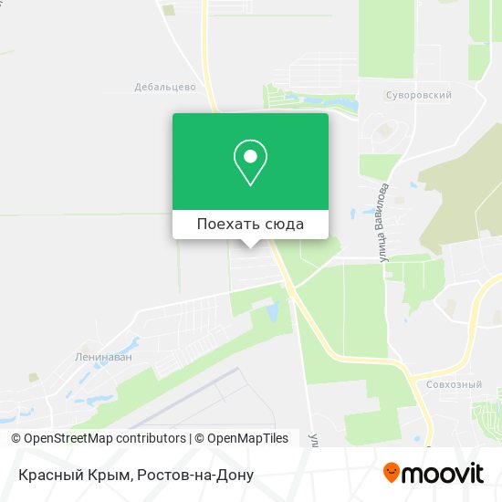 Карта Красный Крым