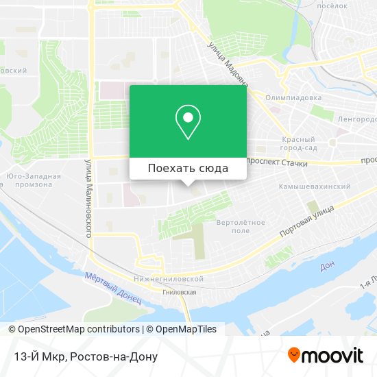 Карта 13-Й Мкр