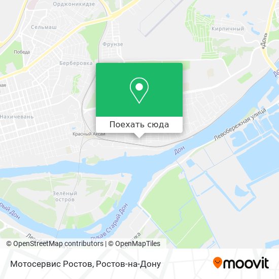Карта Мотосервис Ростов