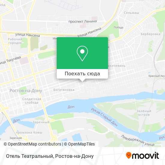 Карта Отель Театральный