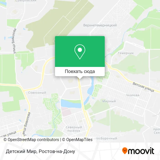 Карта Детский Мир