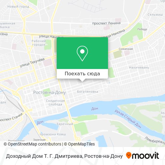 Карта Доходный Дом Т. Г. Дмитриева
