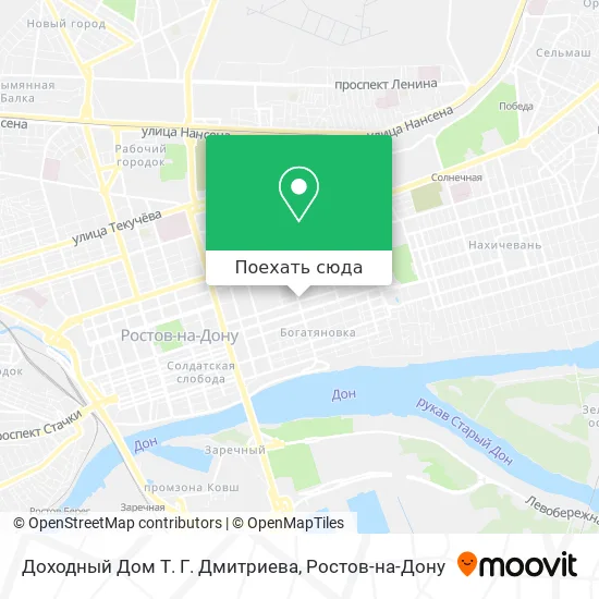 Карта Доходный Дом Т. Г. Дмитриева