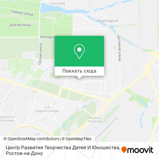 Карта Центр Развития Творчества Детей И Юношества