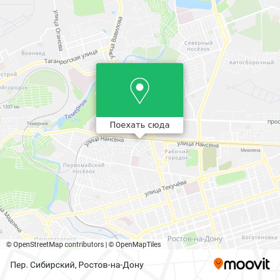 Карта Пер. Сибирский