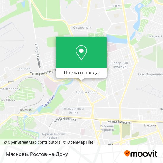 Карта Мясновъ
