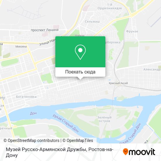 Карта Музей Русско-Армянской Дружбы