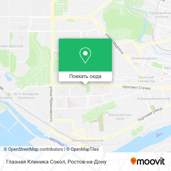 Карта Глазная Клиника Сокол