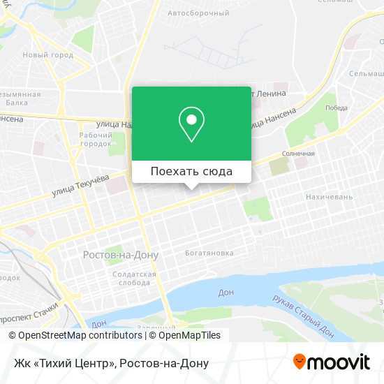 Карта Жк «Тихий Центр»