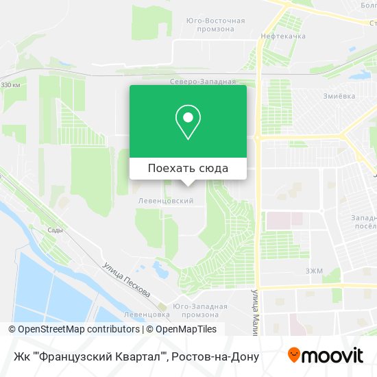 Карта Жк ""Французский Квартал""