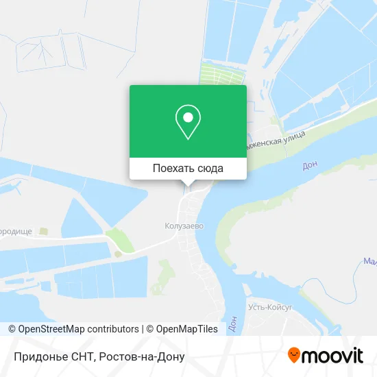 Карта Придонье СНТ