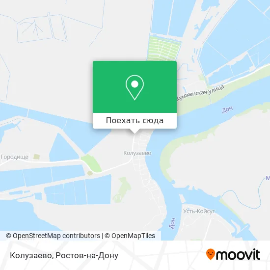 Карта Колузаево