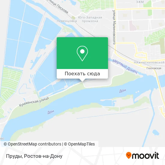 Карта Пруды