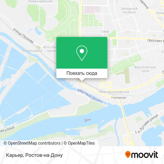 Карта Карьер