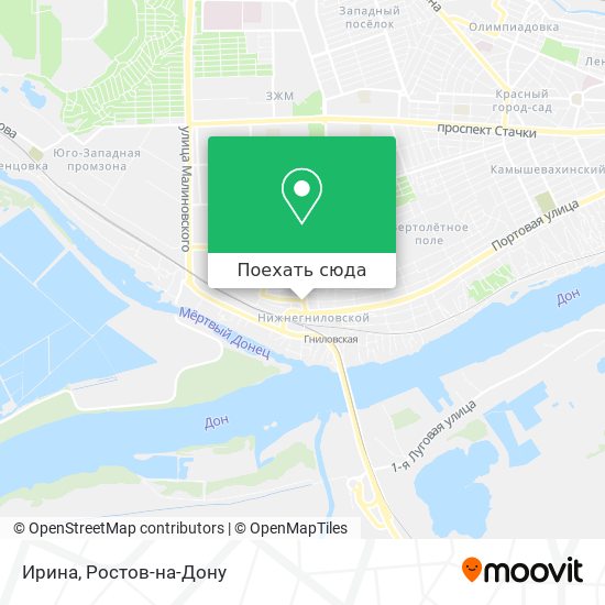 Карта Ирина