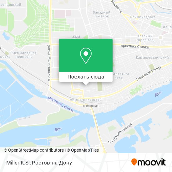 Карта Miller K.S.
