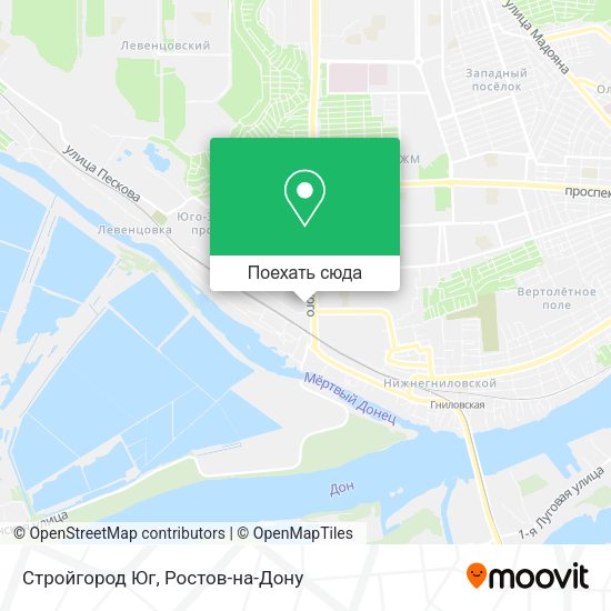 Карта Стройгород Юг