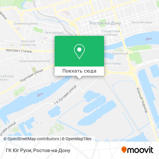 Карта ГК Юг Руси